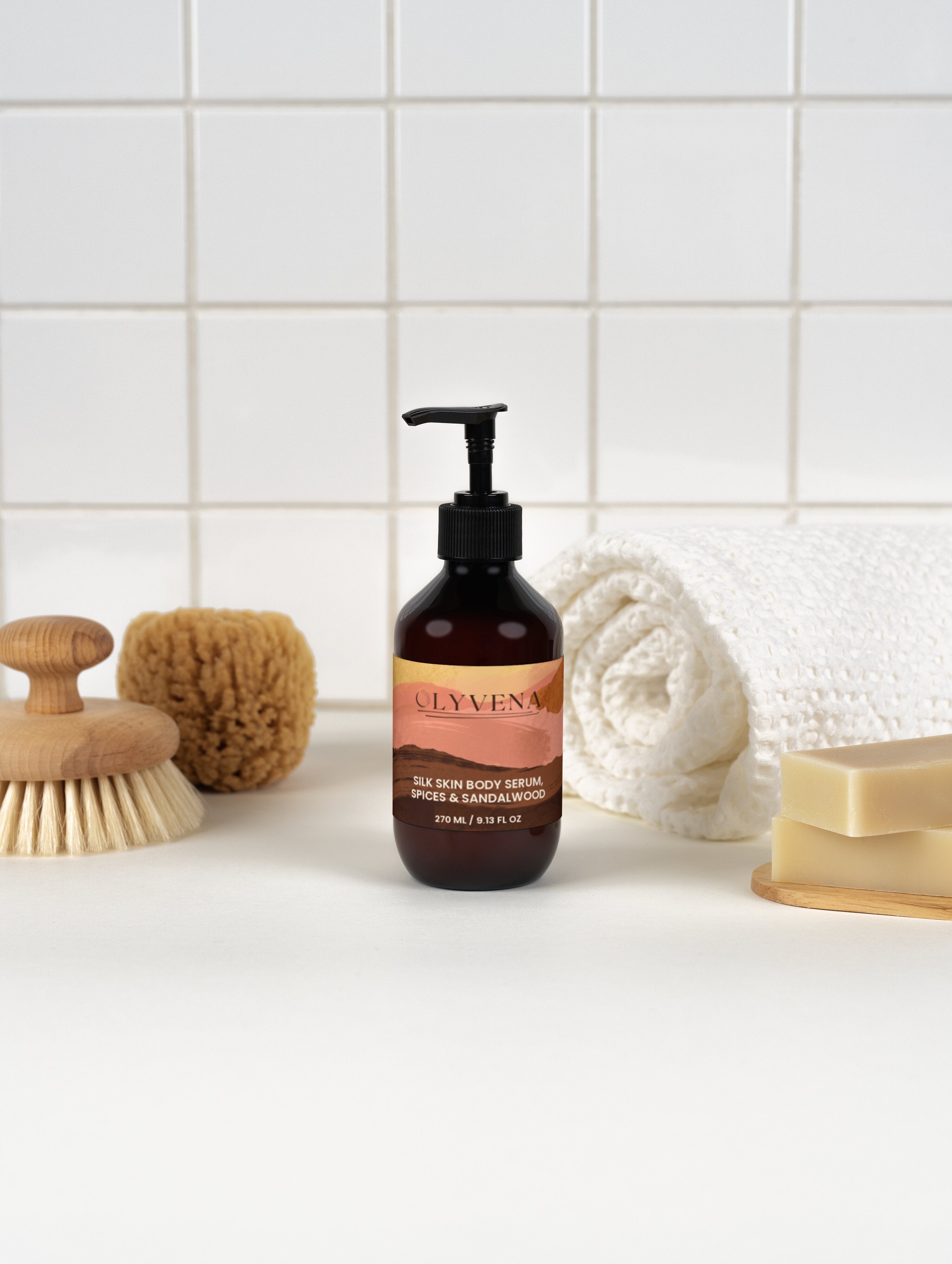 Silk Skin Body Serum, Spices & Sandalwood