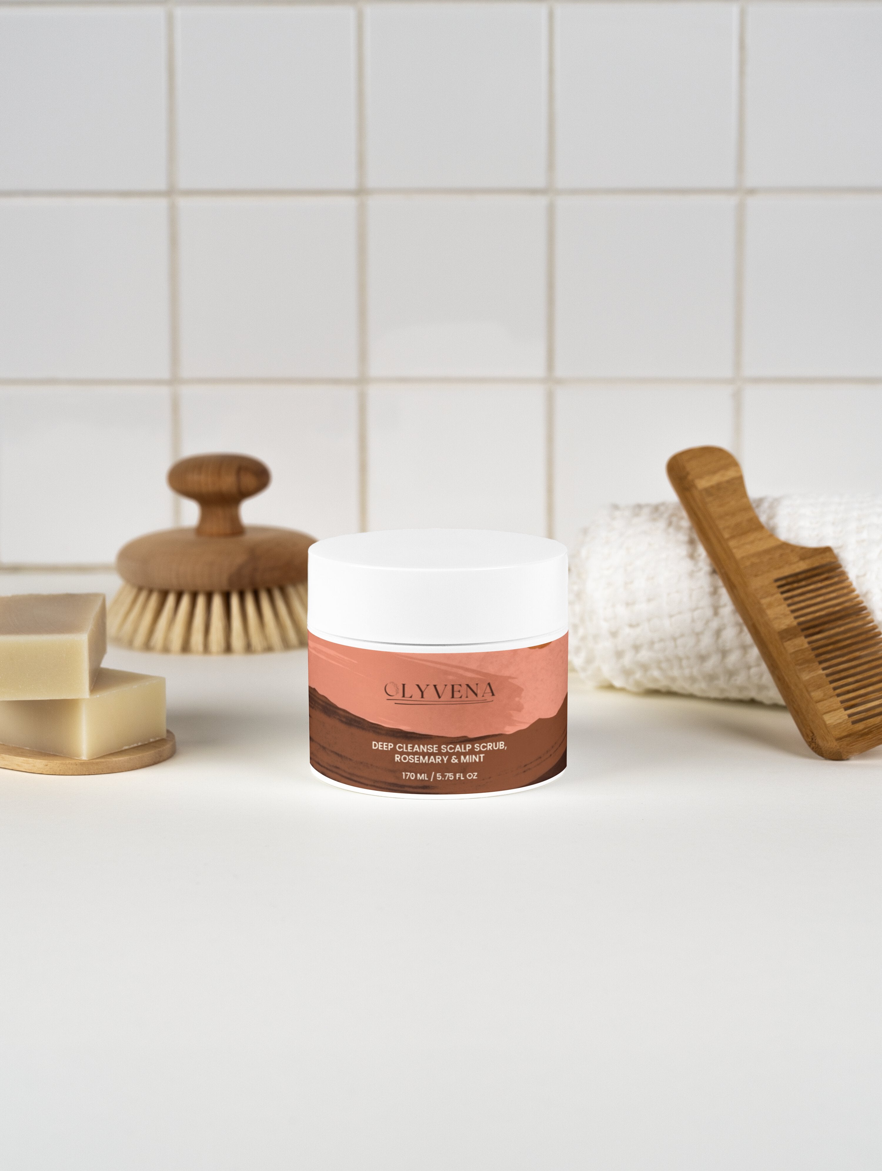 Deep Cleanse Scalp Scrub, Rosemary & Mint