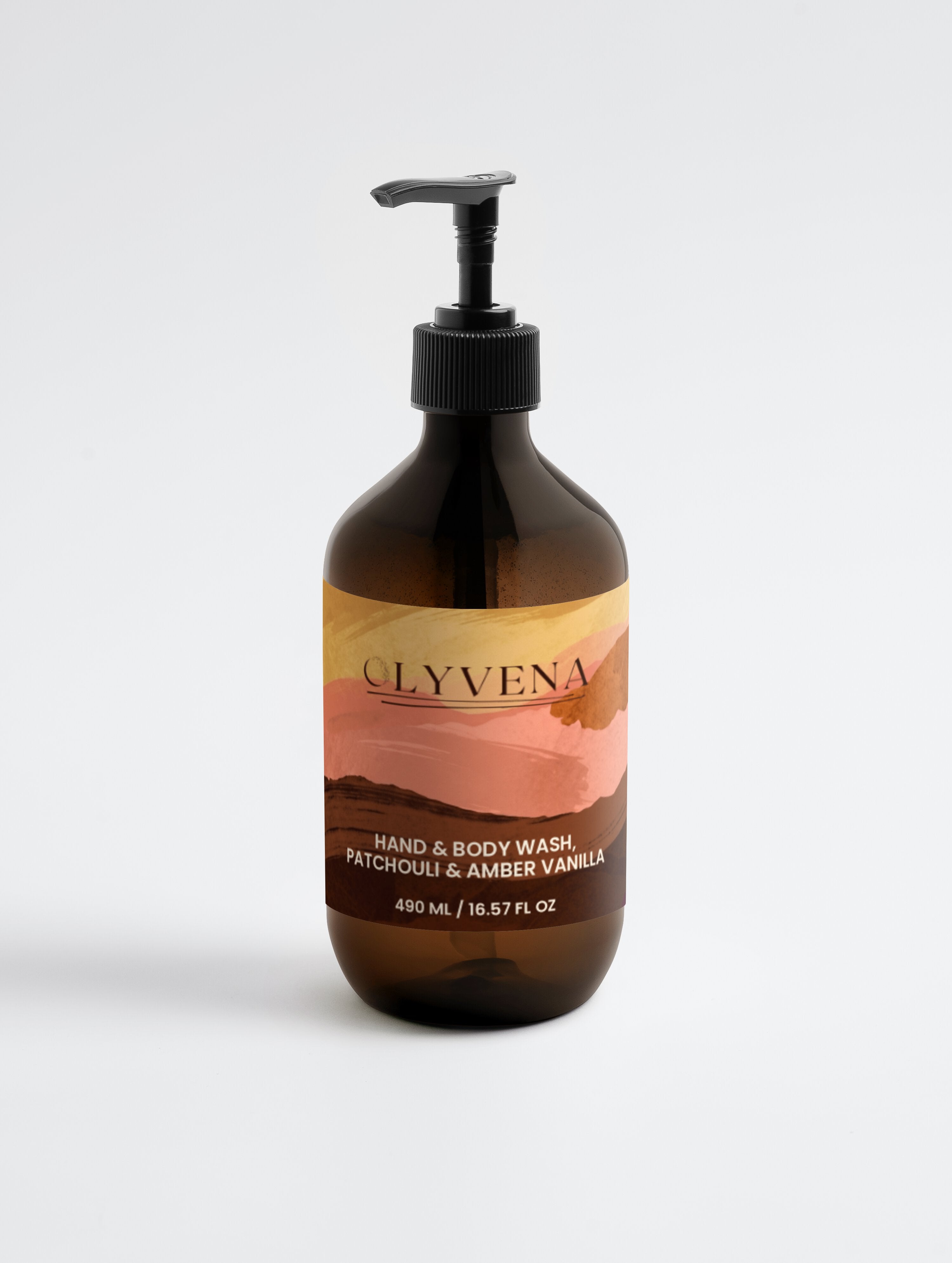 Hand & Body Wash, Patchouli & Amber Vanilla