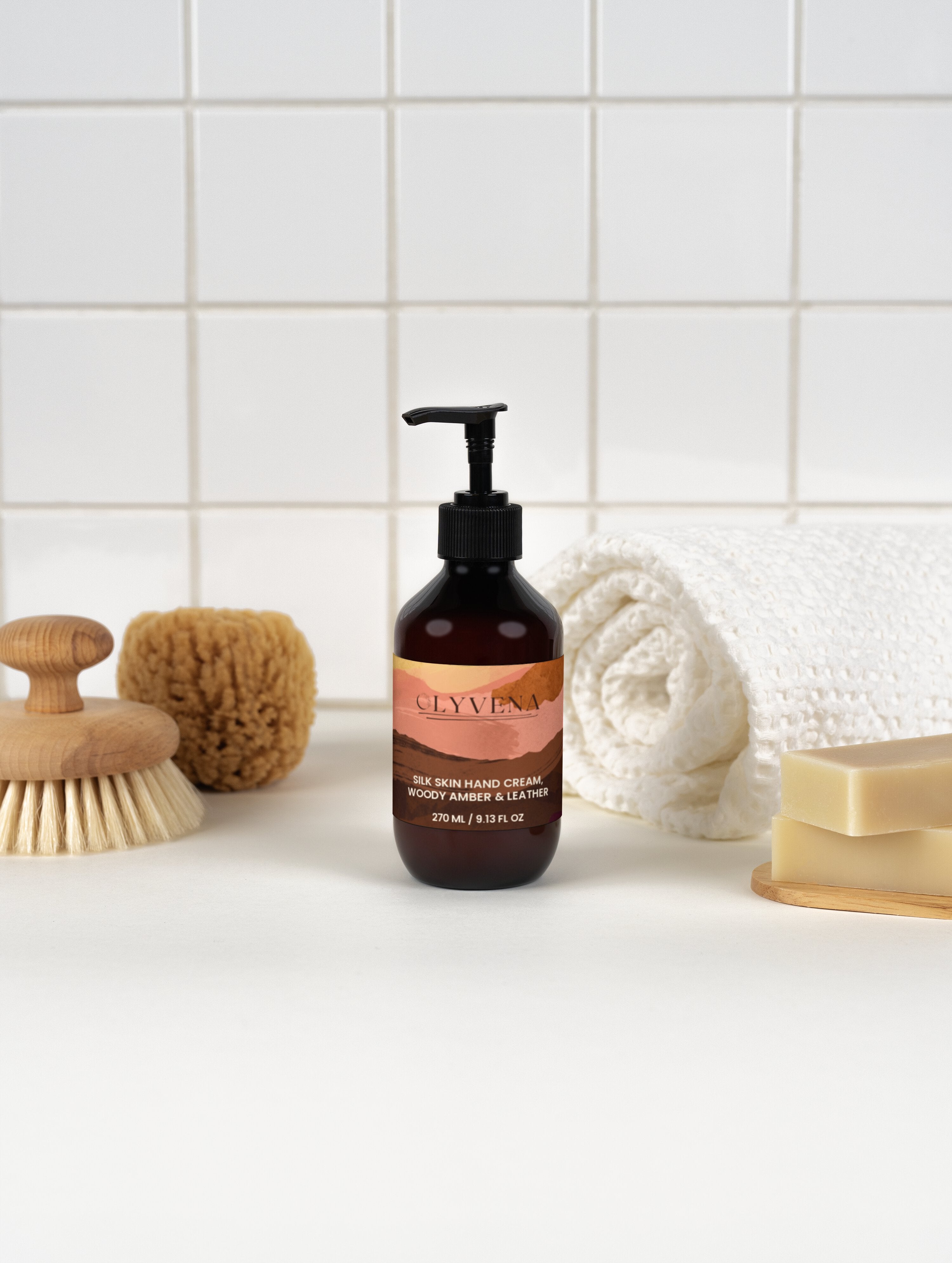 Silk Skin Hand Cream, Woody Amber & Leather