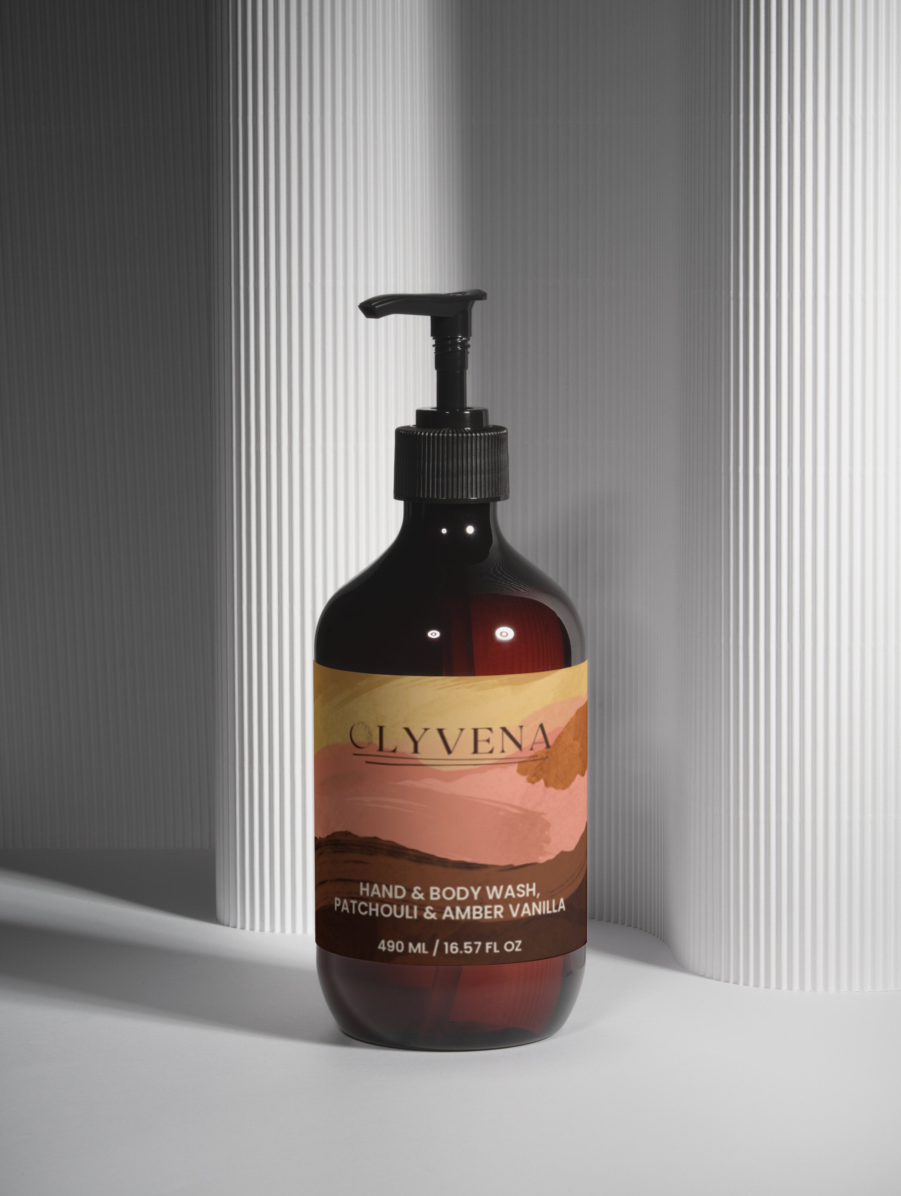 Hand & Body Wash, Patchouli & Amber Vanilla